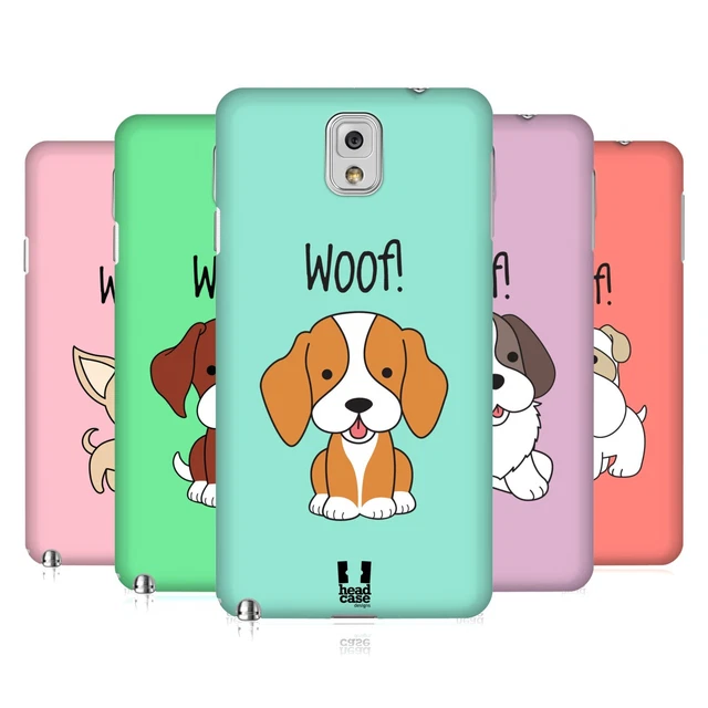 Head Case Designs Happy Puppies Hard Back Case For Samsung Phones 2