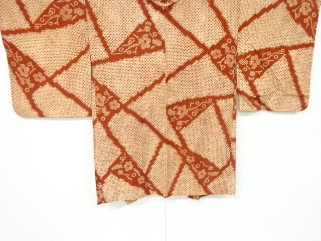 6726654: Japanese Kimono / Antique Haori / All Shibori / Abstract Pattern
