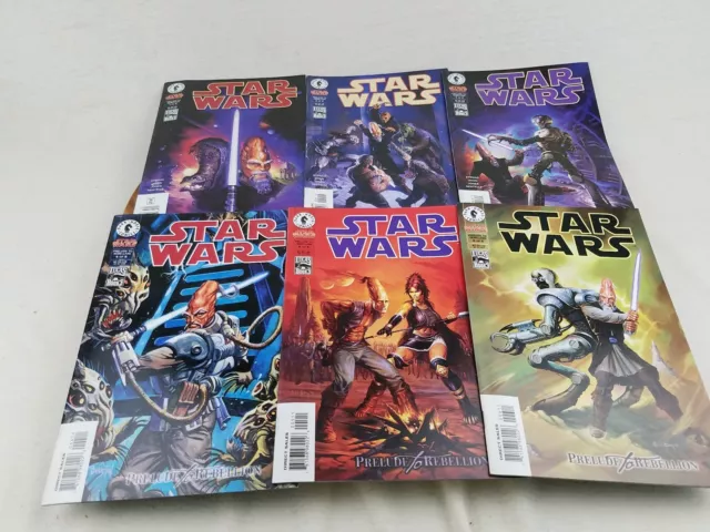 Star Wars Republic 1-6 lot, Prelude to Rebellion full set of 6 Dark Horse comics