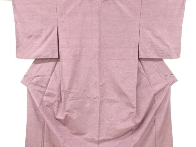 6856954: Japanese Kimono / Antique Kimono / Hand Woven Tsumugi