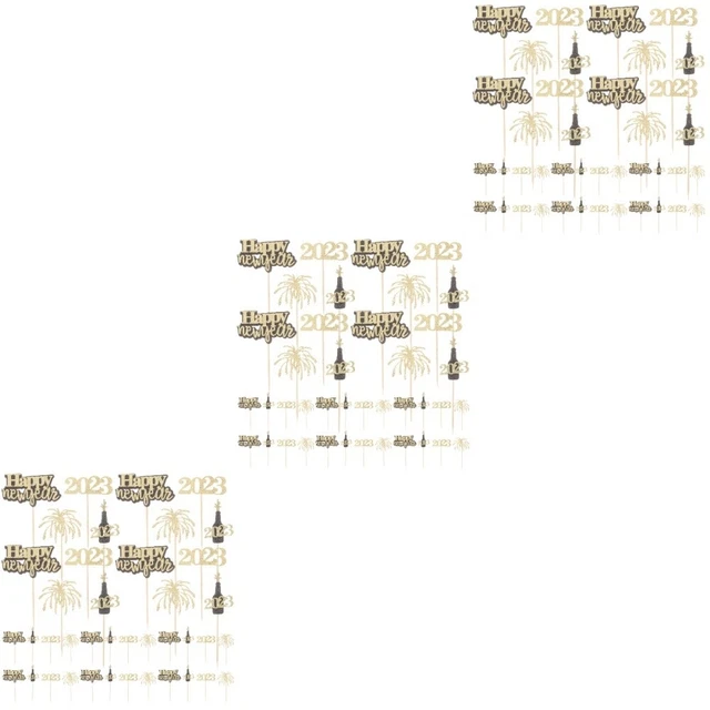 Inserti Per Torta Con Numeri 5 E 0 Decorati Strass - Oro, 15.5cm - Per Compleanni E Anniversari - Foto 2