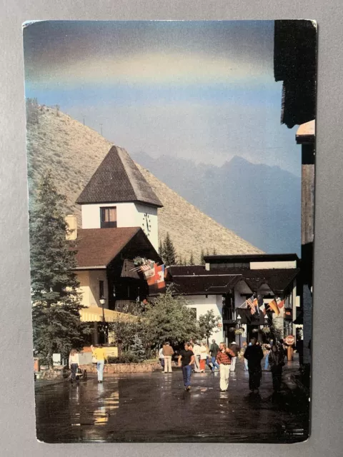 Vintage 1970s 1980s Vail Colorado Rainbow Postcard Rocky Mountains Town Vtg