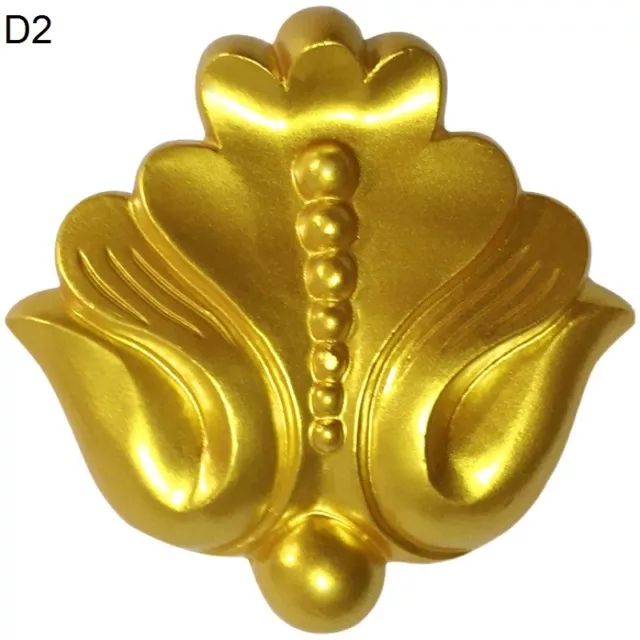 1X Européen PVC Applique Maison Mural Moulage Sculpture Décalque Orné PU Fleur