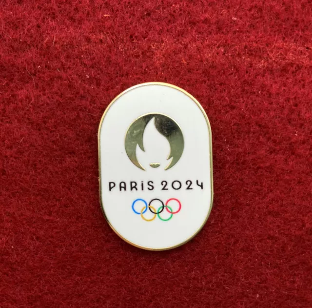 PARIS OLYMPICS 2024 Shirt Navy Center Logo Men’s Small 14.99 PicClick
