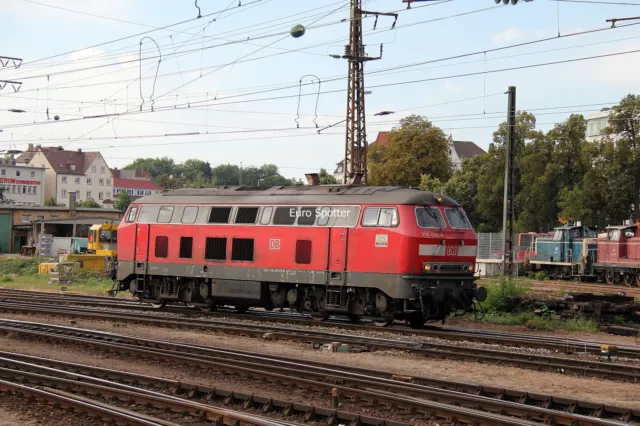 B164 35mm Slide DB Class 218 218436 @ Ulm (2)