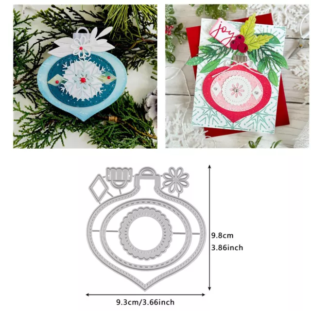 Christmas Ornament Metal Cutting Dies DIY Scrapbooking Decorative Paper Crafts