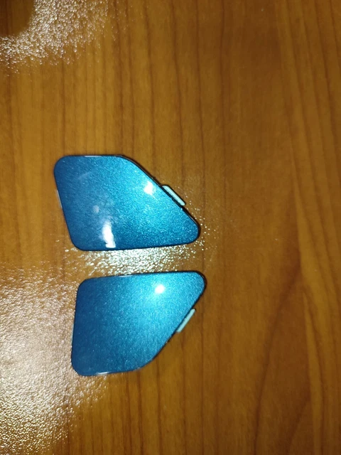 Coppia tappi colore blu metellizzato superiori Beverly 300/400 HPE