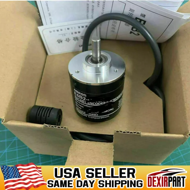 For OMRON 1024P Incremental Rotary Encoder 1024p/r 5-24v DC E6B2-CWZ6C NPN New