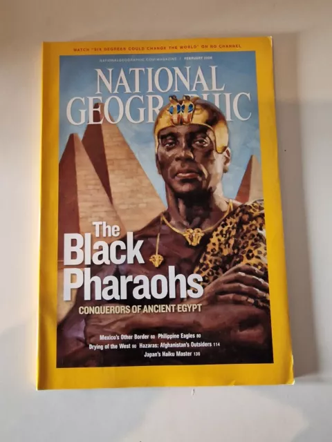 National Geographic Magazine Die schwarzen Pharaonen Februar 2008