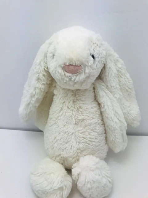 Jellycat Bashful Cream Color Bunny Stuffed Plush Animal, Medium, 12 inches