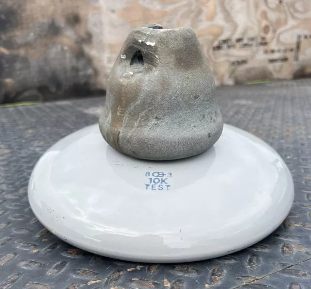 Large High Voltage Porcelain Ceramic Glazed Insulator 10k Test