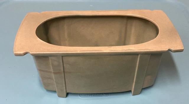 Red Wing Pottery Box Planter Small #900 USA marbleized greens & browns 1940s OLD