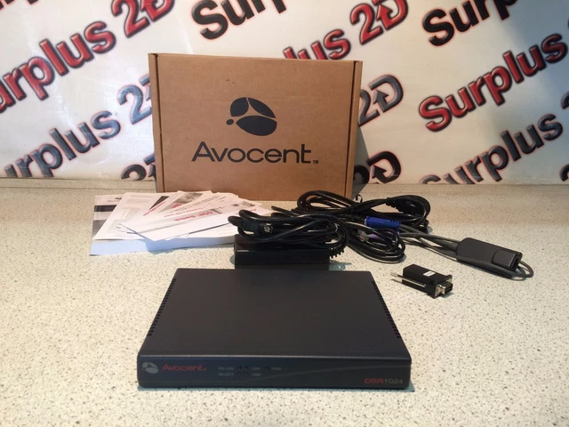 Avocent  DSR1024PS2-001  Single Port PS/2 KVM Switch