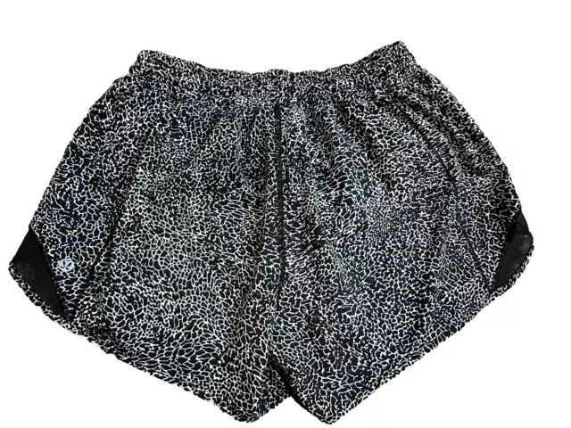 LuluLemon Shorts CA 35801 RN 106259 Color: Silver/Black Size 6 Tall