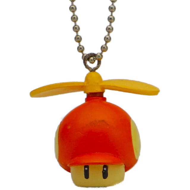 #F78-515 NIHON AUTO TOY Super Mario 1.5" figure Keychain propeller mushroom