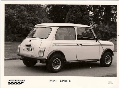 AUSTIN MINI SPRITE Limited Edition 1983 Original UK Market Press ...