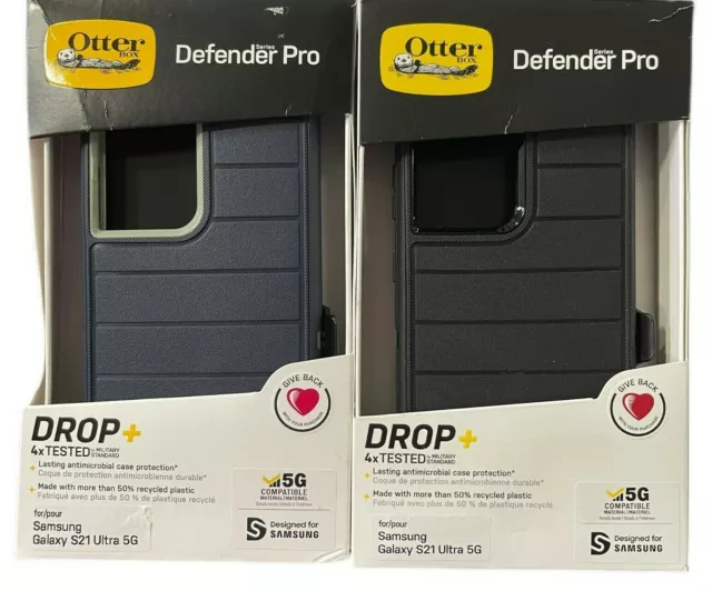 Otterbox Defender Pro Series Case + Holster for Samsung Galaxy S21 Ultra 5G Only