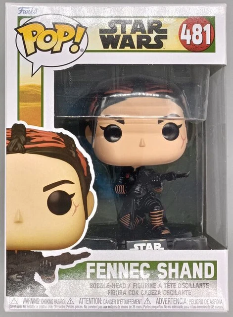 #481 Fennec Shand Star Wars Book of Boba Fett Damaged Box Funko POP & Protector