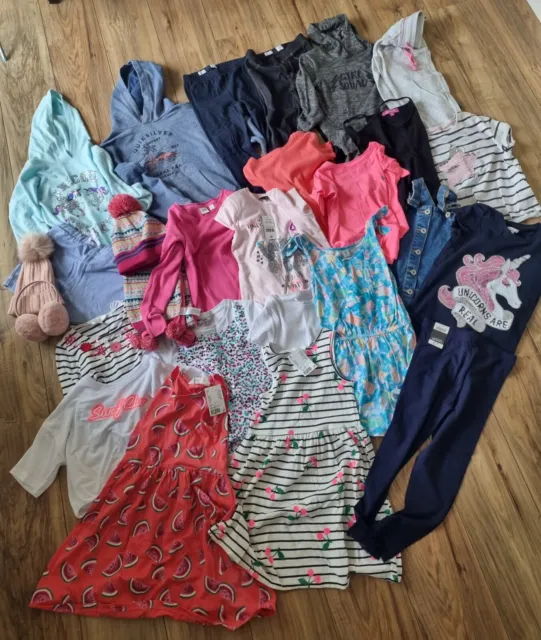 Girls Clothes Bundle 6-8 Years - Hoodies, Trousers, T Shirts, Dresses (Gap,H&M)