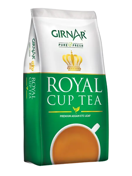 Girnar Royal Cup Tea Pouch Premium Blend Of Assam CTC Leaf Black Tea