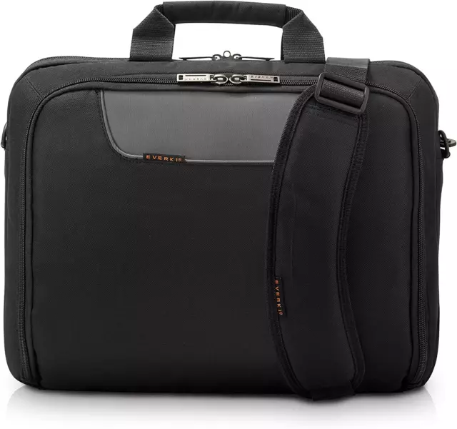 Advance Laptop Bag- Briefcase, Fits up to 16-Inch Charcoal 16 Inch