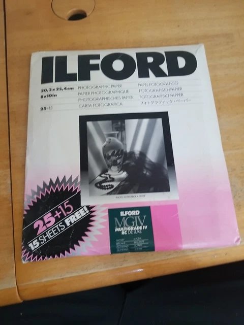 Ilford Multigrade IV MGIV Pearl 8"x10"  40 Pack Sealed