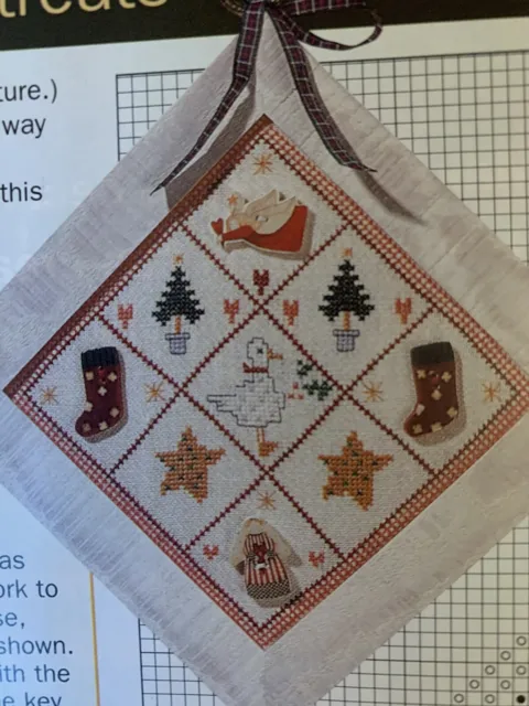 Christmas Sampler Vintage Cross stitch Design chart