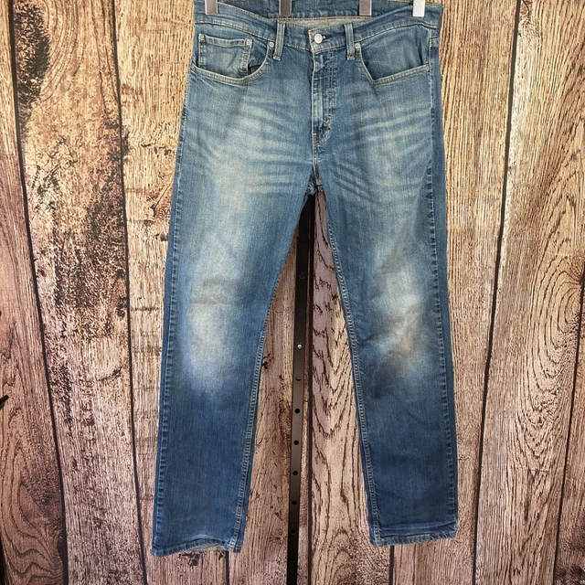 LEVIS 559 MEN'S Blue Whiskered Relaxed Fit Straight Leg Denim