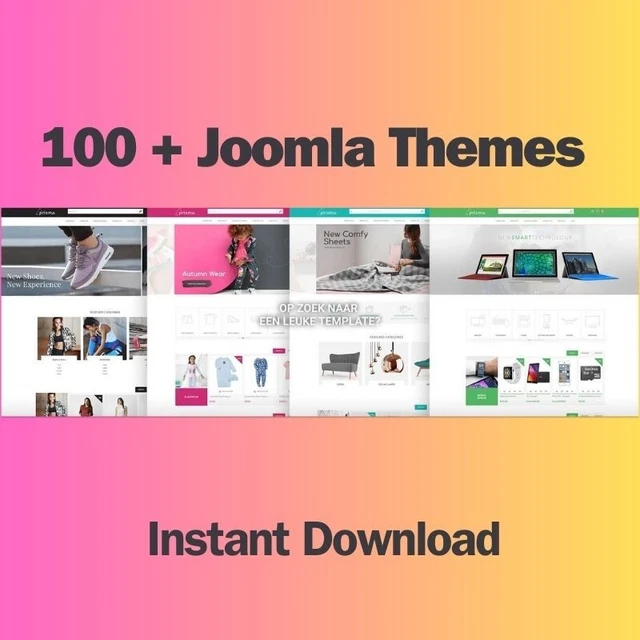 100+ Joomla  Premium Themes Bundle Pack Exceptional Value Instant Download