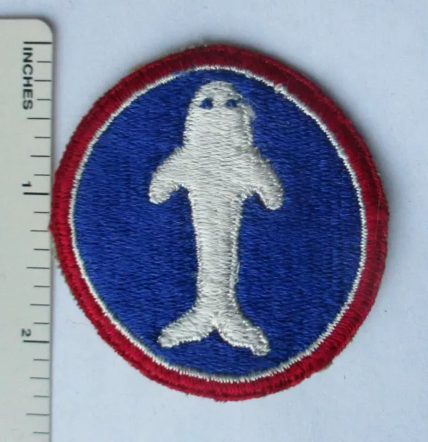 WW2 Vintage US ARMY ATLANTIC BASE COMMAND PATCH Cut Edge Original No Glow