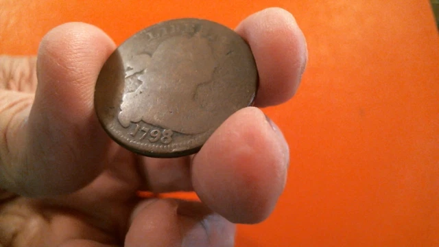 Rare, "1798/7" S-151, Draped Bust Large Cent , Clear ,"Overdate", Full,"Liberty"