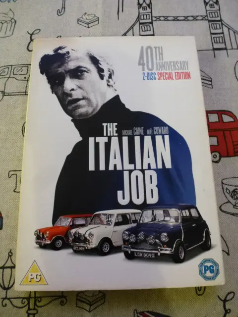 THE ITALIAN JOB 40th ANNIVERSARY 2 DISC SPECIAL EDITION 1969 FILM MICHAEL CAINE