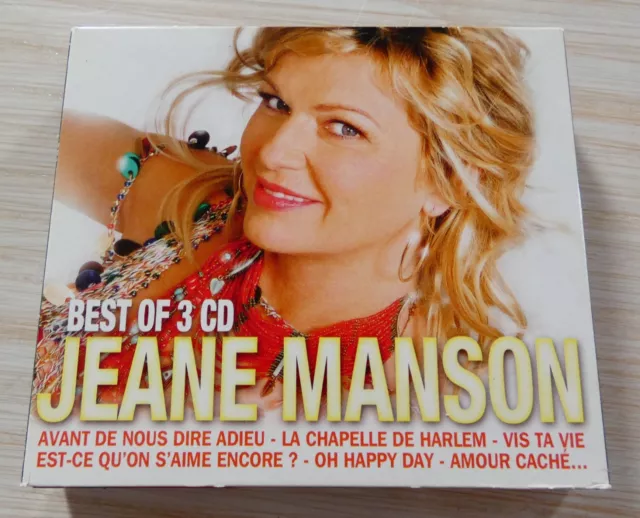 Rare Coffret 3 Cd Digipack Compilation Best Of Jeane Manson 60 Titres 2012