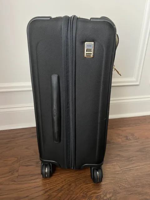 Tumi Alpha 3 Continental Dual Access 4 Wheeled Carry-On 2203561 Black & Gold 3