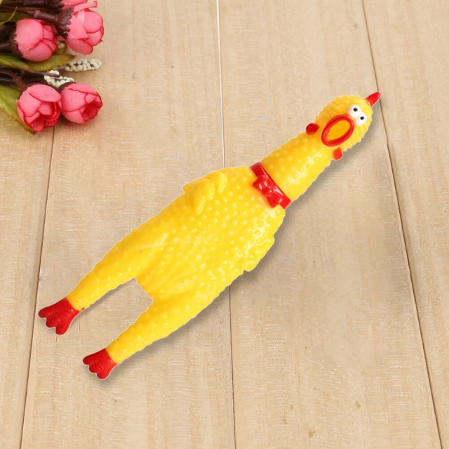 New Funny Vent Chicken Shrilling Chicken Sound Squeeze giocattolo urla E0Xc -