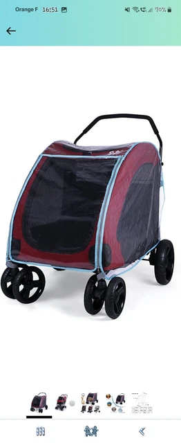 poussette pour chien