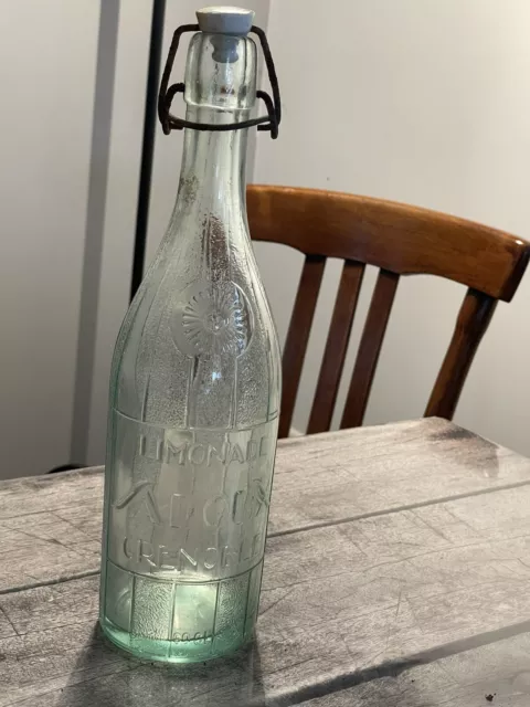 ancienne bouteille limonade sadoux grenoble