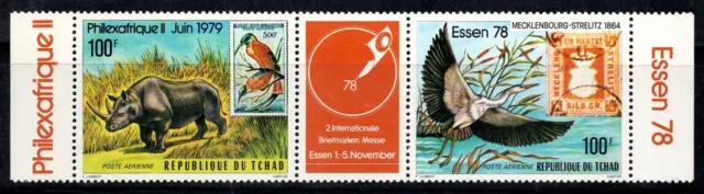 Tschad 1978 Mi. 829-830 Postfrisch 100% PHILEXAFRIQUE, Fauna