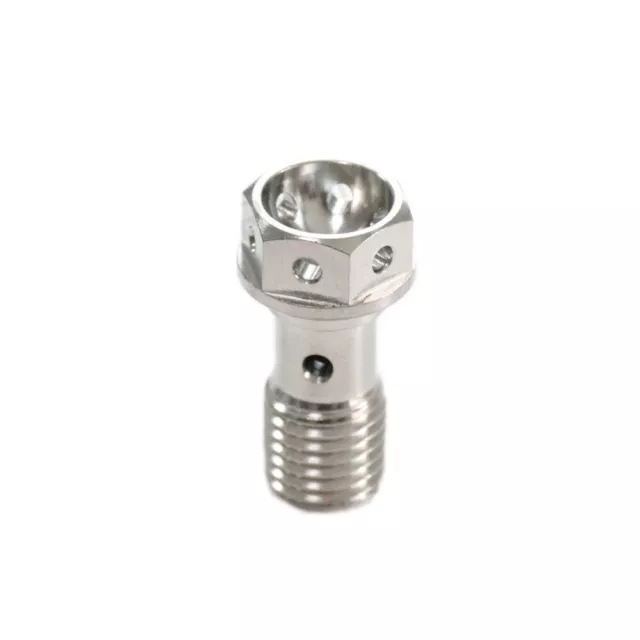 1x Single Titanium Banjo Bolt Screw M10x1.0 for Brembo Brake Calipers