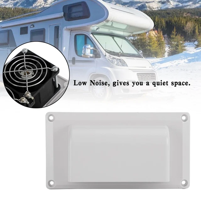 RV BOAT CARAVAN 12V Side Air Cooling Blower Fan Vent Exhaust ...