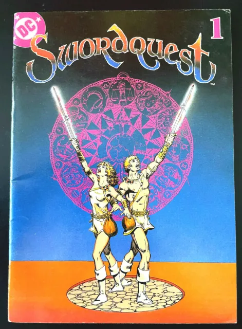 SWORDQUEST #1 5x7” Atari insert; GEORGE PEREZ art; comic only 1982 DC Comics