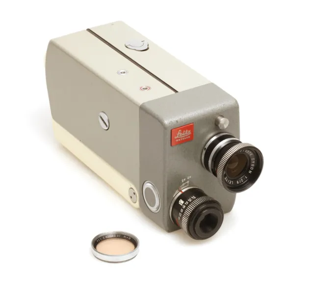 Leica Leitz LEICINA 8S Filmkamera Normal 8 Film -Bitte Beschreibung lesen-
