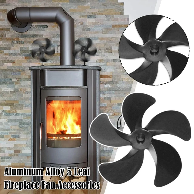 6 alas estufa sin corriente ventilador ventilador ventilador ventilador estufa de leña nuevo Q8I3