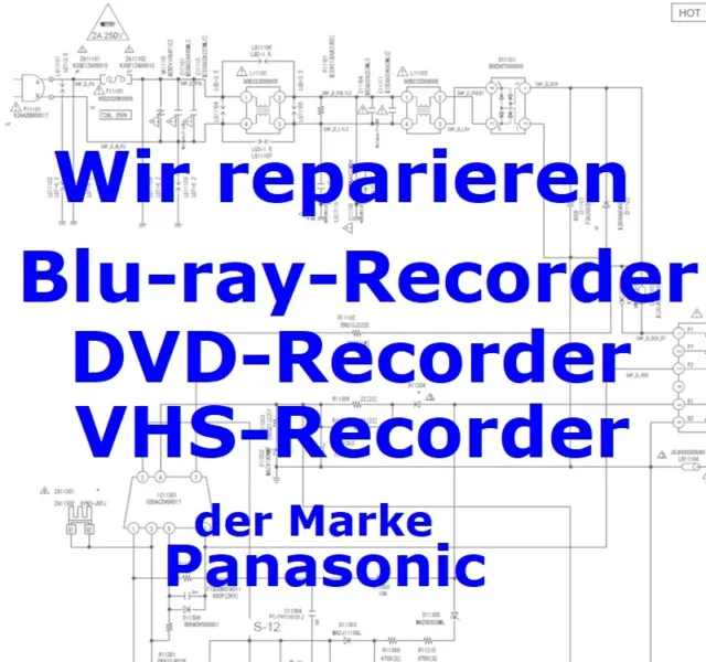 Reparatur Netzteilplatine aus Panasonic Blu-ray DMR-BST750 BCT750 BST850 BCT850