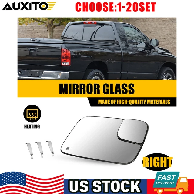 Kool Vue Chrome Heated Mirror Set – 2002-2008 Ford Crown Victoria, Mercury Grand Marquis, Left & Right, Power Adjust, Manual Fold