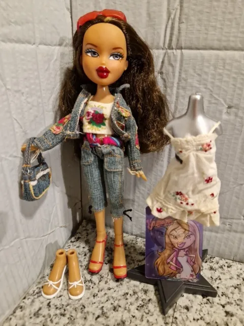 Bratz Funk Out Yasmin Doll Dressed In Original Outfit With Accessories