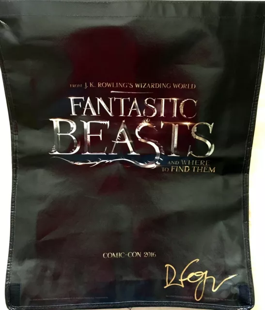 Dan Fogler signed autographed Fantastic Beasts movie 2016 Comic-Con SDCC totebag