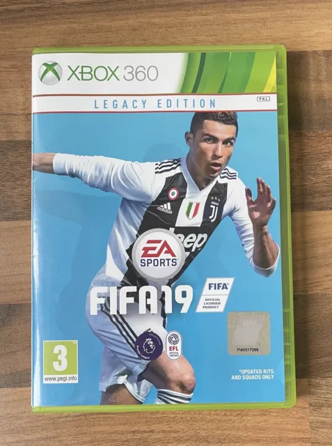 FIFA 19 Legacy Edition Microsoft Xbox 360 Case Only No Game