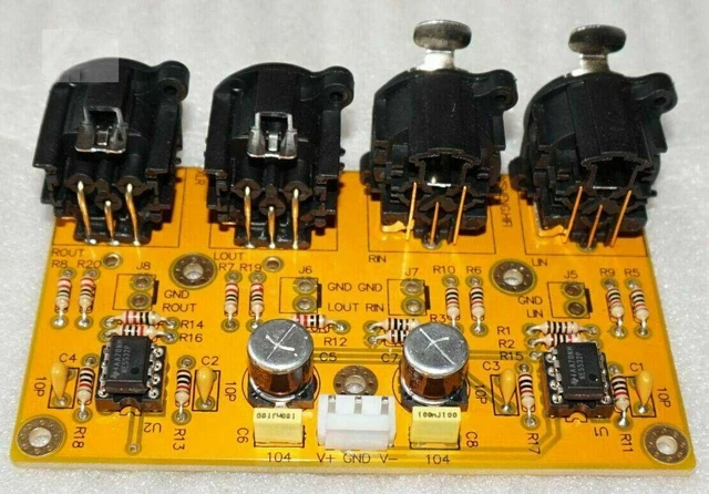 Preamplificatore Per Cuffie Microfoni Preamplificatore Audio Stereo - Ingresso XLR L/R Bilanciato Da 3,5 Mm A Preamplificatore 20db - 5
