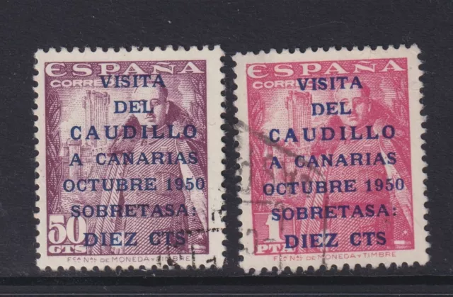 España 1950 Edifil 1083A-1083B usado cat. €275